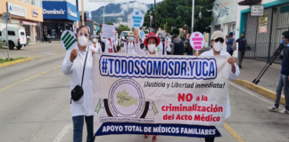 Personal médico de Oaxaca exige alto a la criminalización vs empleados COVID