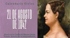 EfeméridesRIO: Muere Leona Vicario heroína de la Independencia