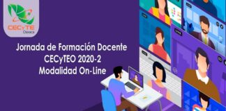 Realiza CECyTEO de forma virtual Jornada de Formación Docente 2020-2