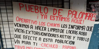 Localizan narcomanta en Matías Romero