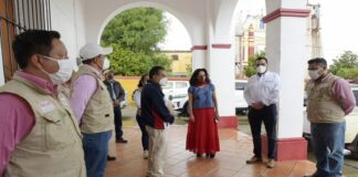 Entregan los SSO en Huayapam, kits de medicamentos básicos casa por casa