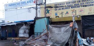 Se incendia local en la central de abasto