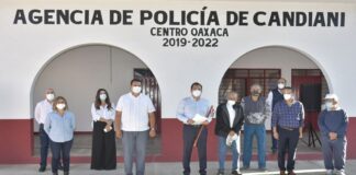 Entrega Oswaldo García remodelación de la Agencia de Policía de Candiani