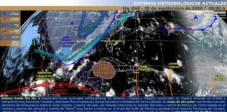 Frente frío No. 4 traerá lluvias torrenciales a Oaxaca