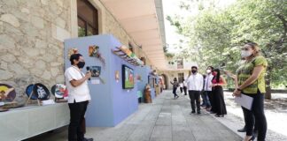 Inauguran exposición pictórica y de artes aplicadas “Fiestas Mexicanas”