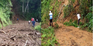Deslaves impiden paso en Cafetitlán, pobladores piden apoyo