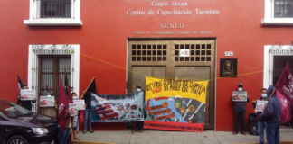 Protestan integrantes de CIPO; denuncian abandono de Murat