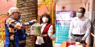 Entrega IEEPO equipo de protección a personal que mantiene actividad en servicios esenciales