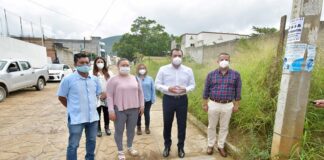 Con obra de drenaje pluvial, mejoramos calidad de vida en Pueblo Nuevo: Oswaldo García