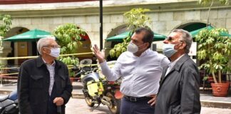 Reitera Oswaldo García atención integral al arbolado urbano del zócalo de la ciudad
