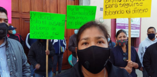 Protestan en oficinas de los SSO para exigir recontratación