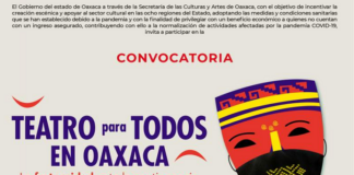 Presentará Seculta a ganadores de la convocatoria “Teatro para Todos en Oaxaca”