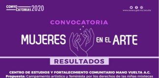 Emite Seculta resultados de la convocatoria Mujeres en el Arte