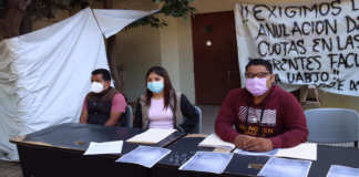 Estudiantes exigen salida del Rector de la UABJO