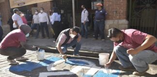 Rehabilitan 28 cajones de estacionamiento para personas con discapacidad en la ciudad capital