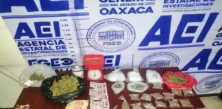 Asegura Fiscalía droga y dinero durante cateo en el Istmo