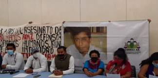 Integrantes de CODECI exigen justicia para militantes asesinados
