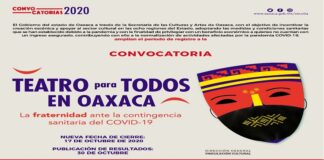 Amplía Seculta plazo de inscripción de la Convocatoria “Teatro para Todos en Oaxaca”