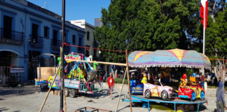 Se retiran juegos mecánicos del Zócalo y Alameda de León