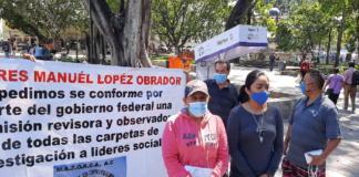 Regresa “Frente Popular 14 de Junio” al zócalo de Oaxaca