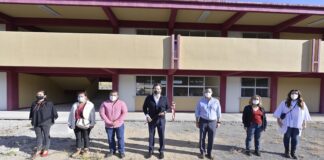 Inaugura Oswaldo García construcción de 12 aulas escolares en Viguera