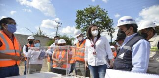 Constata Ayuntamiento avance de obras ejecutadas por SEDATU en el Mercado de Abasto