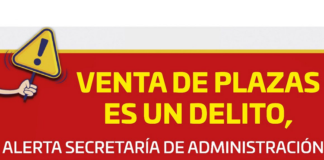 La venta de plazas es un delito, advierte la Secretaría de Administración