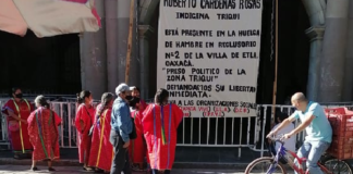 Exigen libertad de triqui acusado por homicidio de Heriberto Pazos