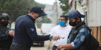Mantiene Ayuntamiento de Oaxaca Filtros Sanitarios COVID-19