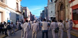 Respalda Sección 22 protesta de Vectores en los SSO