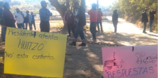 Pobladores de Huitzo rechazan construcción de Cuartel de la Guardia Nacional