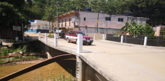 Inicia CAO reconstrucción de puente en Puerto Ángel