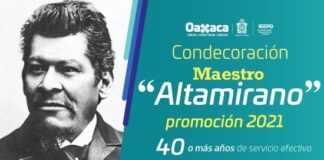 Convocan SEP e IEEPO a docentes para obtener la medalla “Maestro Altamirano” 2021