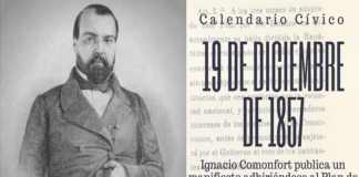 EfeméridesRIO: Ignacio Comonfort publica un manifiesto adhiriéndose al Plan de Tacubaya