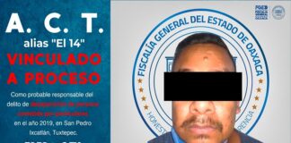A prisión “El 14” probable responsable de desaparición de personas