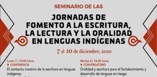 Anuncia Seculta Seminario de “Jornadas de Fomento a la Escritura”