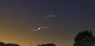 Júpiter y Saturno se unirán en el cielo y formarán una ‘Estrella de Navidad’ muy brillante