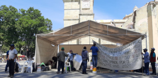 Pobladores de Mixistlán recesan huelga de hambre