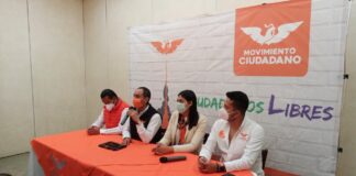 Movimiento Ciudadano irá solo en el proceso electoral 2021