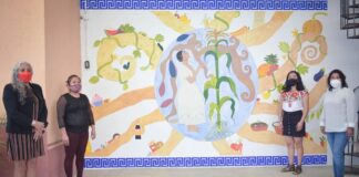 Inauguran mural alusivo a la Ley antichatarra aprobada en Oaxaca