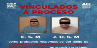 A prisión, probables responsables de desaparición de joven en Huajuapan