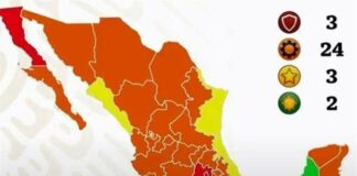 Suman 3 entidades en rojo y 24 en naranja