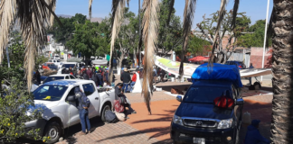 Pobladores de Mixistlán protestan en la Fiscalía