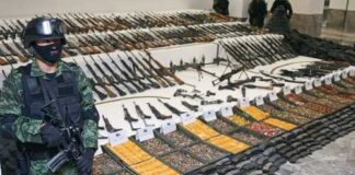 Cada año 200 mil armas de fuego ingresan a México