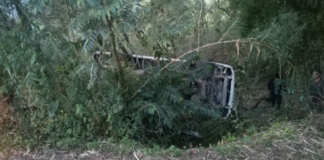Personas lesionadas y daños materiales deja fuerte accidente en la Cañada