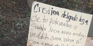 Dejan cabeza de puerco con amenazas a ex asesora de Murat
