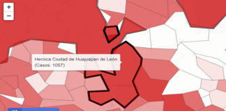 Van mil 057 casos de Covid-19 en Huajuapan; hay 53 activos