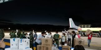 Arriba a Oaxaca primer lote de vacunas contra COVID-19