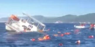 Se hunde embarcación turística con casi 60 pasajeros en Puerto Vallarta