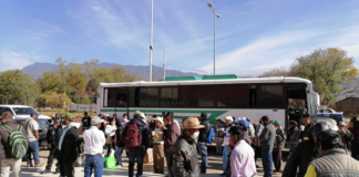 Pobladores de la Cañada protestan en Ciudad Administrativa, piden obras